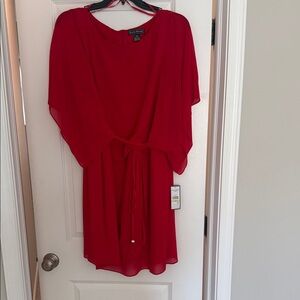 Jessica Howard Vibrant Red Blouse